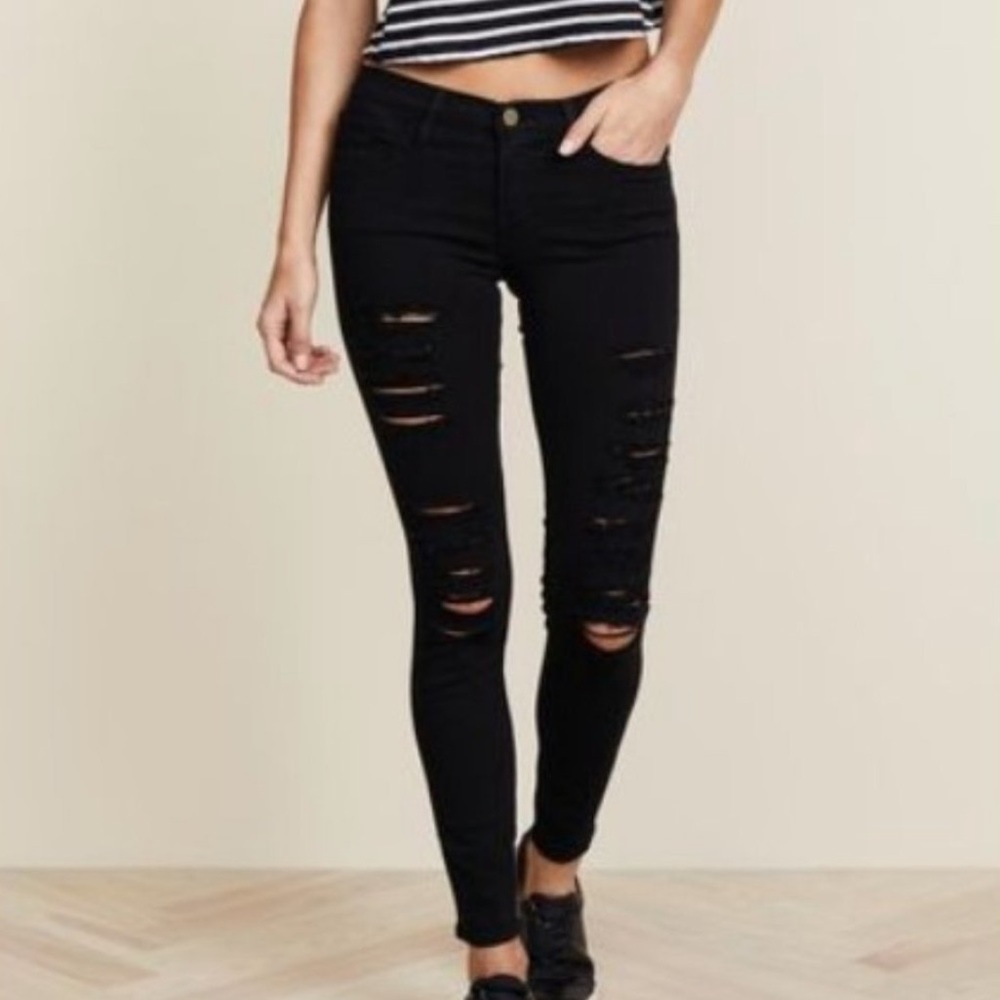 Frame Denim destroyed jeans